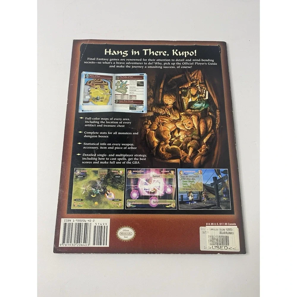 Nintendo Power Final Fantasy Crystal Chronicles Official Strategy Guide Gamecube